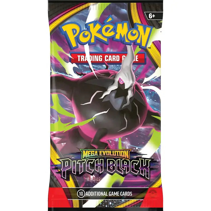 Pokemon Pitch black booster pack sealed. Darkrai artwork.